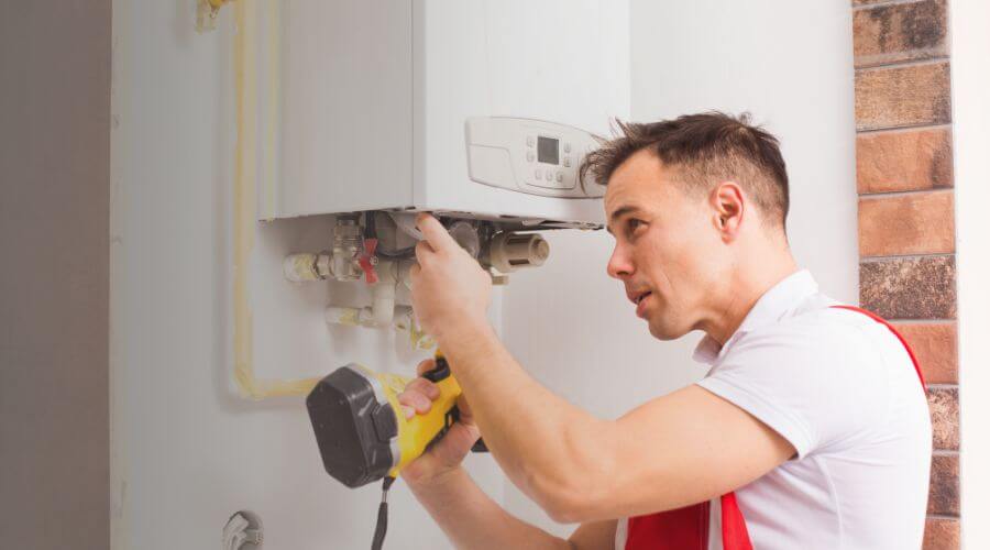 Local tankless water heater installation in Freeman Spur, IL